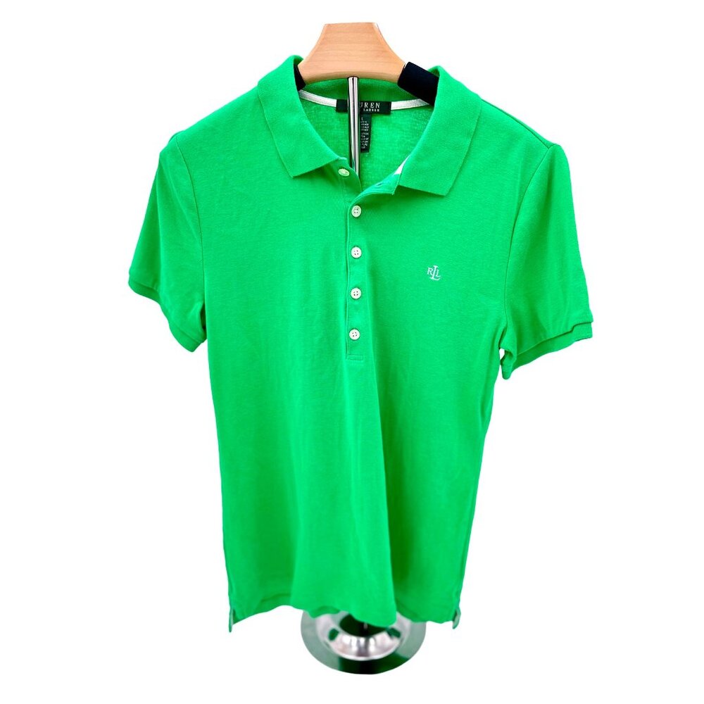 Green Women's Polo Shirt - Classic Short Sleeve